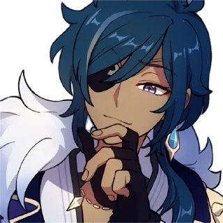 🤔 emoji Cute Genshin by @peach_artworld Telegram sticker 21 of 23