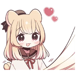 🥰 emoji Хомячка 2 @Nyasticks Telegram sticker 14 of 41