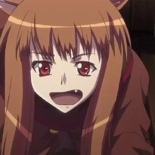 😬 emoji Spice and Wolf | Ookami to Koushinryou Telegram sticker 4 of 30