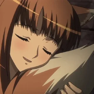 🥰 emoji Spice and Wolf | Ookami to Koushinryou Telegram sticker 12 of 30