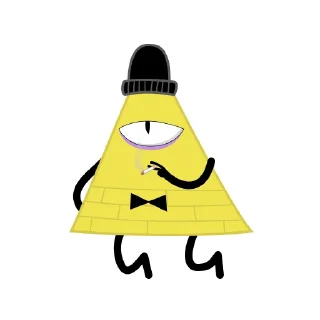 Sticker from Bill Cipher