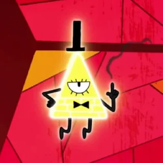 Sticker from bill cipher by @mystery_shack_ua