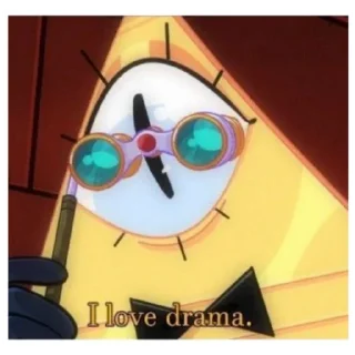 👓 emoji Bill Cipher Telegram sticker 11 of 29
