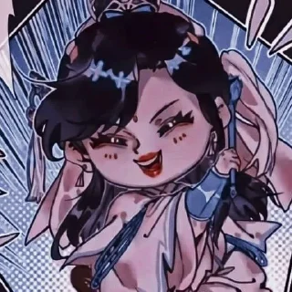 🌟 emoji Shi Qixuan by: @weesaf Telegram sticker 24 of 31
