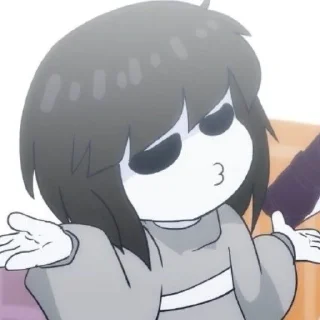 🖤 emoji Кор Фриск Telegram sticker 21 of 48