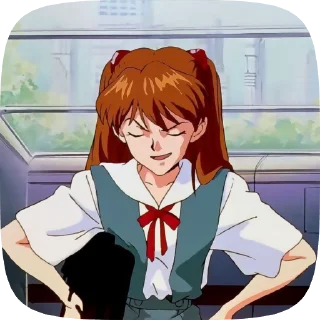 🌟 emoji Сорью Аска Ленгли Telegram sticker 22 of 30