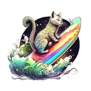 🏃‍♀️ emoji GeekCool-Cosmo_Cats Telegram sticker 10 of 16