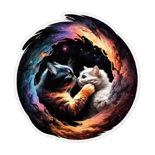 ❤️ emoji GeekCool-Cosmo_Cats Telegram sticker 15 of 16
