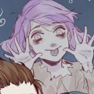 👻 emoji Меган Салли Фейс Telegram sticker 17 of 23