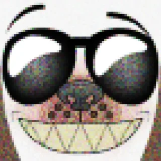 😎 emoji Пещерный Ян. Telegram sticker 6 of 10
