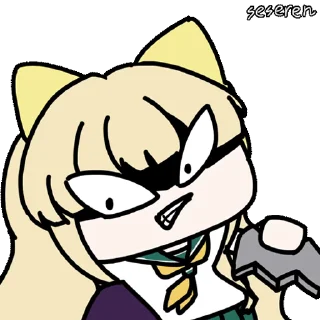 Sticker from Seseren Magical Girl Становясь Волшебницей
