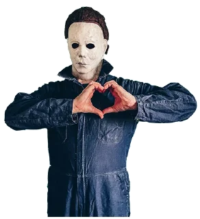 😘 emoji Michael Myers Telegram sticker 14 of 18