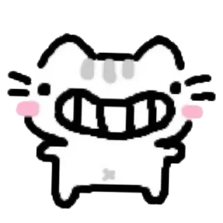 😸 emoji cute cat  от @mirtiruyata Telegram sticker 21 of 25