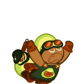 🥑 emoji Avocado Cookie! Telegram sticker 22 of 36