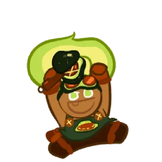 🥑 emoji Avocado Cookie! Telegram sticker 19 of 36