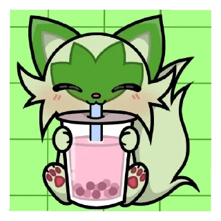 ☺️ emoji Sprigatito 😺✨🍃 Telegram sticker 16 of 31