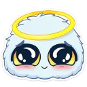😇 emoji Пушистик :: @stickroom Telegram sticker 24 of 48