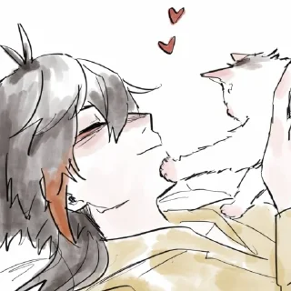 🧡 emoji ван лав Telegram sticker 9 of 23