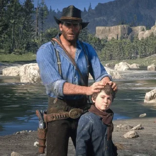 😨 emoji I love Arthur Morgan @TgEmodziBot Telegram sticker 16 of 61