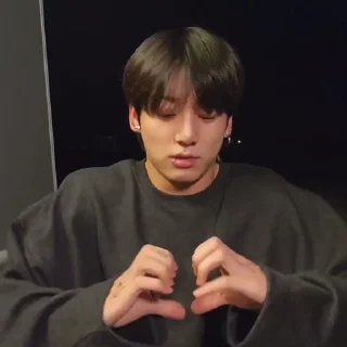 🖤 emoji Jeon Jungkook Telegram sticker 12 of 27
