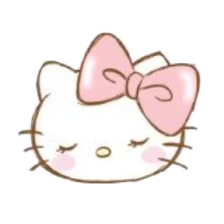 Sticker from 𓏲࣪ 🍡Hello Kitty꒷ ₊˚ฅ @kaoforyou
