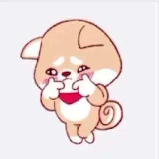 🌟 emoji smug shiba from DC:;@blisterrr Telegram sticker 6 of 15