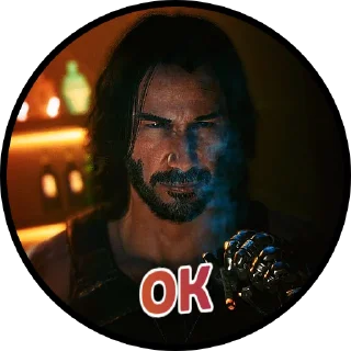 👌 emoji Кіберпанк 2077 | @Stickery_UA | @Leo_21 Telegram sticker 5 of 85
