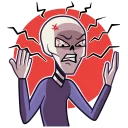 😫 emoji Shinigami Telegram sticker 16 of 30