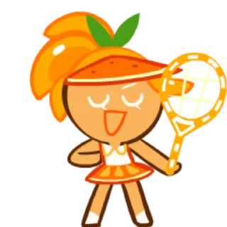🍊 emoji Orange Cookie! Telegram sticker 5 of 57
