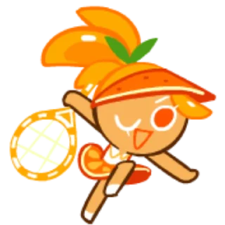 🍊 emoji Orange Cookie! Telegram sticker 11 of 57