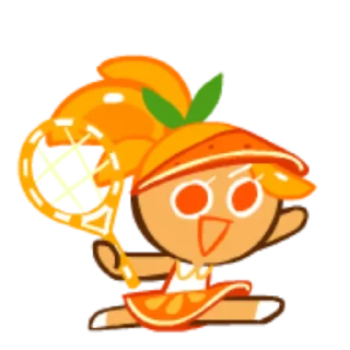 🍊 emoji Orange Cookie! Telegram sticker 18 of 57