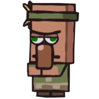 😒 emoji Minecraft Cas van de Pol Telegram sticker 8 of 61