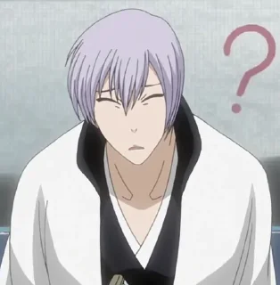 ❓ emoji Bleach Telegram sticker 22 of 32