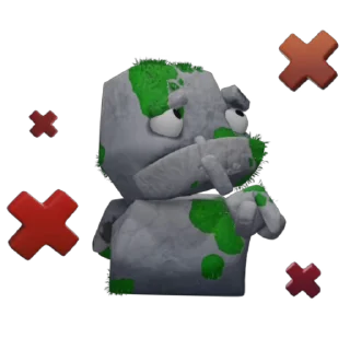 ✋ emoji Stone Golem Telegram sticker 8 of 20
