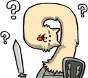 🤔 emoji Undertale ENG :: @line_stickers Telegram sticker 17 of 40