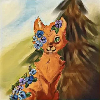 😙 emoji Коты-воители Telegram sticker 13 of 26