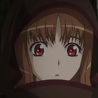 🤨 emoji Spice and Wolf | Ookami to Koushinryou Telegram sticker 23 of 30