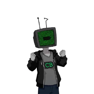 Sticker from Code Bullet