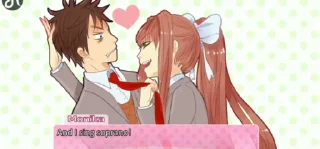 🌟 emoji Animation ddlc [ @mailieeeee ] Telegram sticker 20 of 38