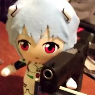 🔫 emoji rei plush Telegram sticker 14 of 120
