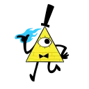Sticker from Bill Cipher