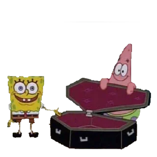 😚 emoji SpongeBob @TVstickers Telegram sticker 6 of 32