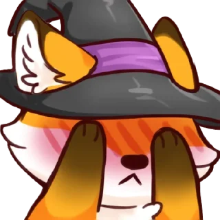 🧙 emoji Red Fox 🎉 @CrazySnep Telegram sticker 5 of 17