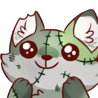 🧟 emoji Red Fox 🎉 @CrazySnep Telegram sticker 12 of 17