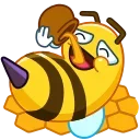 😋 emoji Bee Telegram sticker 12 of 25