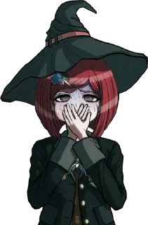 🤢 emoji 🎩✨H i m i k o  Y u m e n o  b y @wanna_s_l_e_e_p ❤️🎲 Telegram sticker 5 of 120
