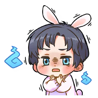 😱 emoji Кролик-кун @nyasticks Telegram sticker 21 of 33