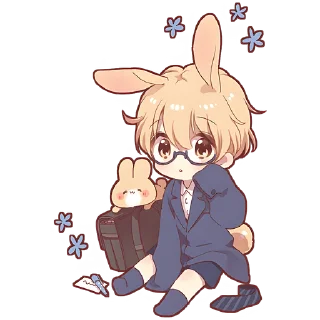 Sticker from Кролик-кун @Nyasticks