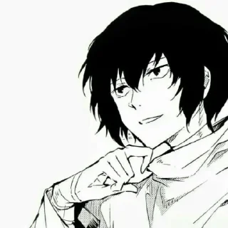 😅 emoji Dazai Telegram sticker 5 of 44