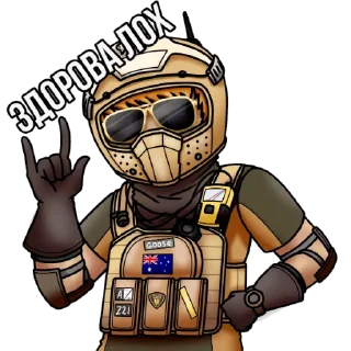Sticker from Rainbow six siege